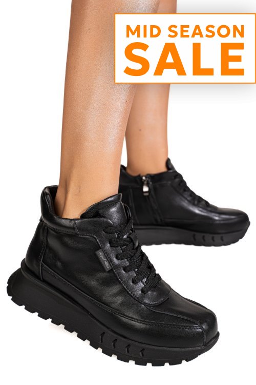 Ghete negre piele naturala fpc002660