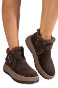 GHETE COFFEE PIELE NATURALA INTOARSA JS77Y7956
