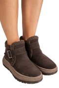 GHETE COFFEE PIELE NATURALA INTOARSA JS77Y7956