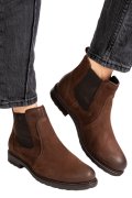 GHETE DAMA PIELE NATURALA NABUK MARO 6S77486