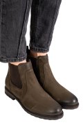 GHETE DAMA PIELE NATURALA NABUK OLIVE 6S77486