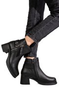 GHETE NEGRE PIELE NATURALA 2S7798