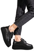 PANTOFI NEGRI PIELE NATURALA 2S77050AMG