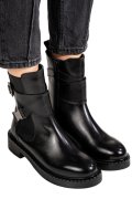 GHETE NEGRE PIELE NATURALA TS77IM507