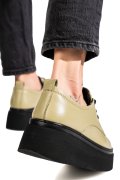 PANTOFI OLIVE PIELE NATURALA 2S77050AMG
