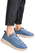PANTOFI SPORT ALBASTRI PIELE NATURALA 2S77322
