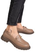 MOCASINI TAUPE PIELE NATURALA 4S77250