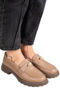 MOCASINI TAUPE PIELE NATURALA 4S77250