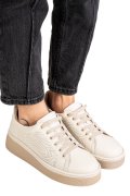 PANTOFI SPORT BEJ PIELE NATURALA 9S77037