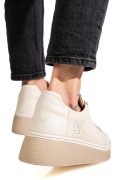 PANTOFI SPORT BEJ PIELE NATURALA 9S77037