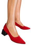 PANTOFI ROSII PIELE NATURALA INTOARSA 5S77462