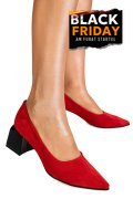 PANTOFI ROSII PIELE NATURALA INTOARSA 5S77462