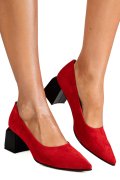 PANTOFI ROSII PIELE NATURALA INTOARSA 5S77462