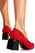 PANTOFI ROSII PIELE NATURALA INTOARSA 5S77462