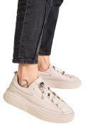PANTOFI SPORT BEJ PIELE NATURALA 2S77322