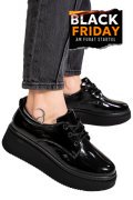 PANTOFI NEGRI PIELE NATURALA LACUITA 2S77050AMG