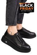 PANTOFI NEGRI PIELE NATURALA 2S77046
