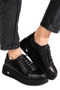 PANTOFI NEGRI PIELE NATURALA 2S77046