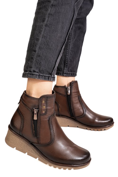 Ghete maro piele naturala 6s7759