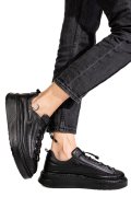 PANTOFI SPORT NEGRI PIELE NATURALA 2S77322