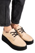 PANTOFI BEJ PIELE NATURALA 2S77050AMG