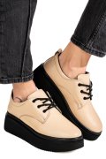 PANTOFI BEJ PIELE NATURALA 2S77050AMG