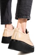 PANTOFI BEJ PIELE NATURALA 2S77050AMG