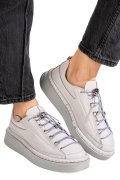 PANTOFI SPORT GRI PIELE NATURALA 2S77322