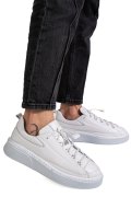PANTOFI SPORT ALBI PIELE NATURALA 2S77322