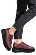 PANTOFI BORDO PIELE NATURALA 2S77046