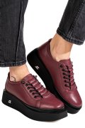 PANTOFI BORDO PIELE NATURALA 2S77046