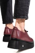PANTOFI BORDO PIELE NATURALA 2S77046