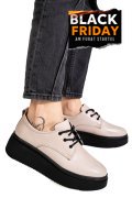 PANTOFI GRI PIELE NATURALA 2S77050AMG