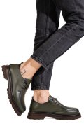 PANTOFI KHAKI PIELE NATURALA 2S77611