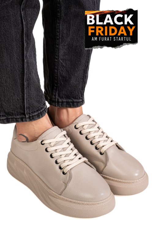 Pantofi sport argintii piele naturala 2s77056