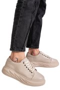 PANTOFI SPORT ARGINTII PIELE NATURALA 2S77056