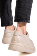 PANTOFI SPORT ARGINTII PIELE NATURALA 2S77056