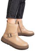 GHETE KHAKI PIELE NATURALA TS772603