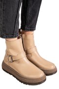 GHETE KHAKI PIELE NATURALA TS772603