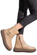 GHETE KHAKI PIELE NATURALA TS772603