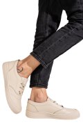 PANTOFI SPORT BEJ PIELE NATURALA 4S7721