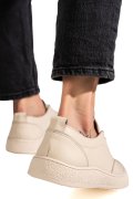 PANTOFI SPORT BEJ PIELE NATURALA 4S7721