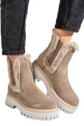 GHETE BEJ PIELE NATURALA WH401H50