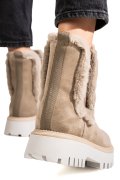 GHETE BEJ PIELE NATURALA WH401H50
