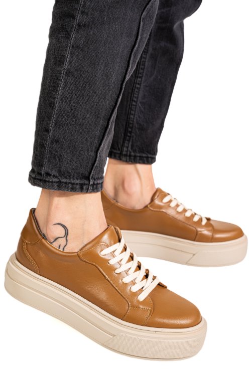 Pantofi maro piele naturala 3s77001