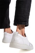 PANTOFI SPORT ALBI PIELE NATURALA 4S7721