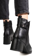 GHETE NEGRE PIELE NATURALA CS77A003