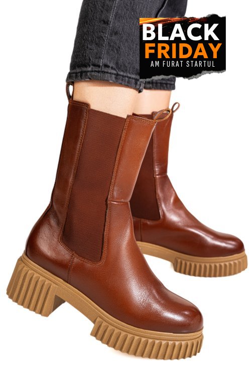 Ghete maro piele naturala 7s7769003