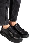 PANTOFI SPORT NEGRI PIELE NATURALA 2S77056