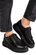 PANTOFI SPORT NEGRI PIELE NATURALA 2S77056